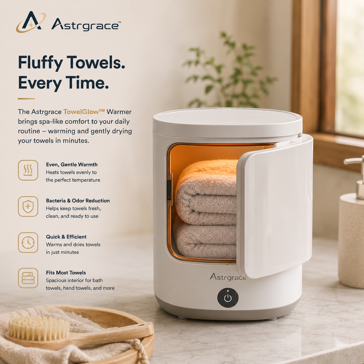 Astrgrace™ WarmNest Spa Towel Heater